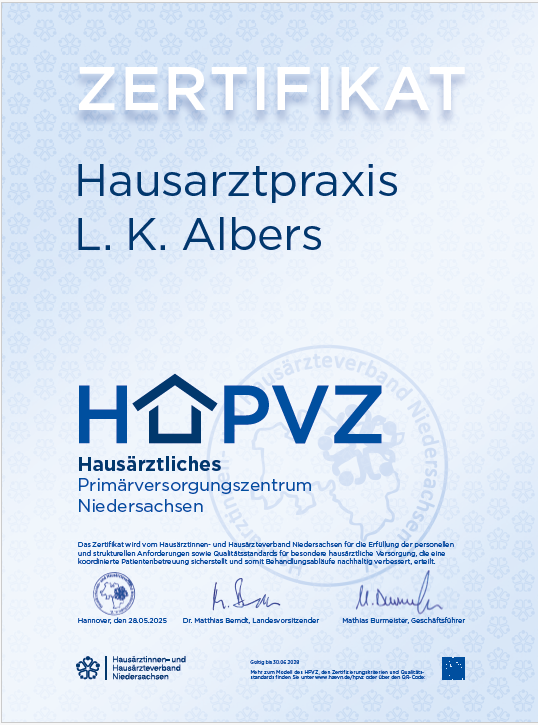 HPVZ - Zertikat 2025